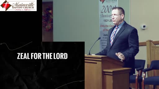 Zeal for the Lord