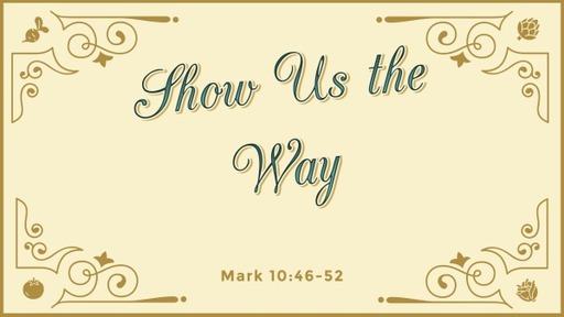 mark 10:46-52