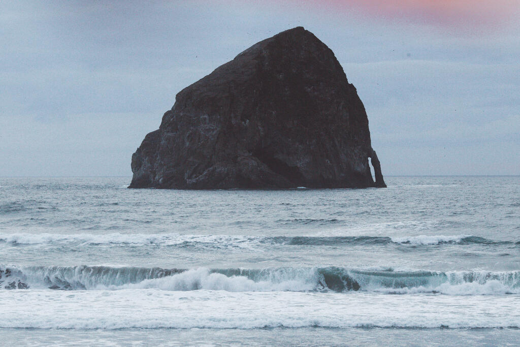 Large Rock in the Midst of an Ocean large preview