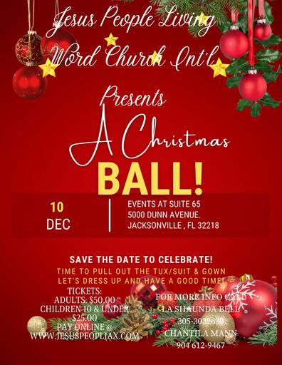 Christmas Ball Flyer Christmas Ball Flyer