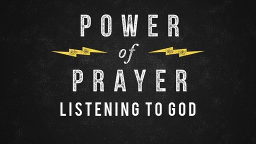 PoP - week 2 - Listening to God