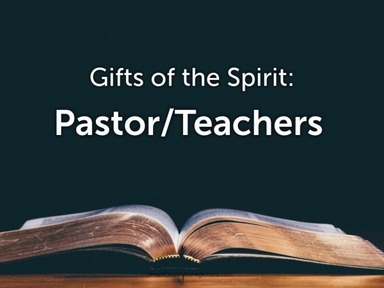 Gifts of the Spirit: Pastor/Teachers