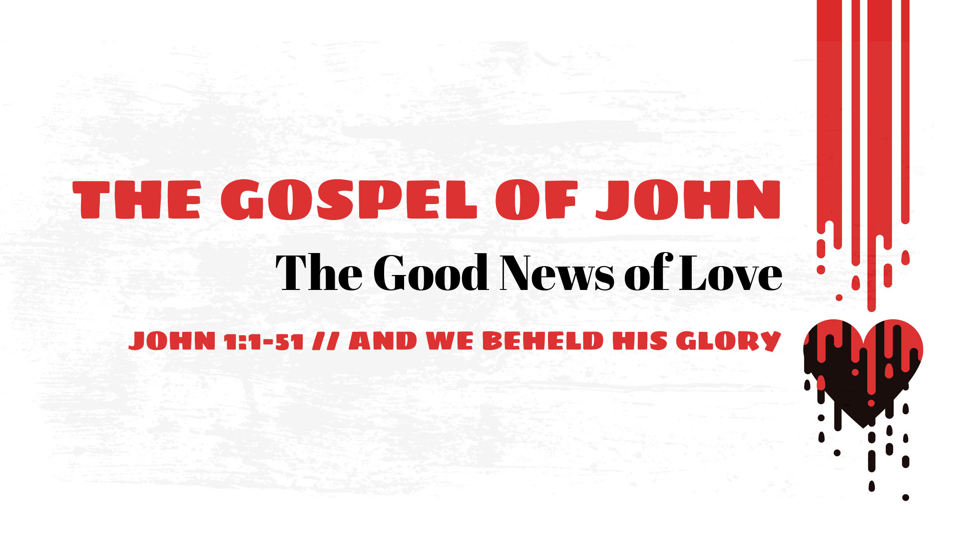John 1151 // And We Beheld His Glory Logos Sermons