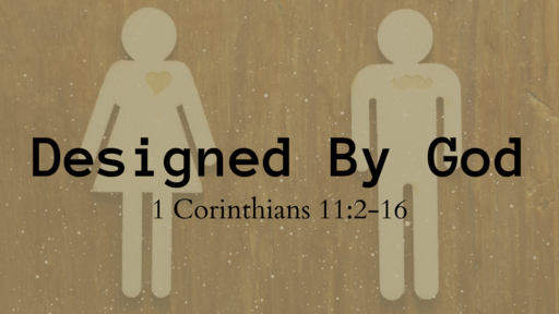Designed By God - 11:2-16