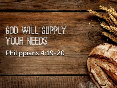 God Will Supply All Your Needs 