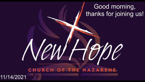 Worship 11/14/2021 Series: Hebrews - the our link to the past, our hope for the future