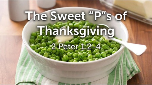 Nov. 14, 2021 (PM Worship Service) Thanksgiving "P"s