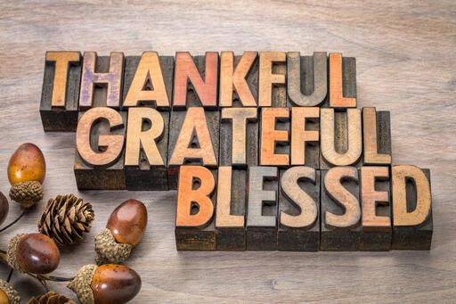 thankful, grateful, blessed - Thanksgiving theme thankful, grateful, blessed - Thanksgiving theme