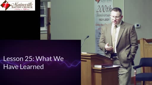 Colossians Lesson 25: What We Have Learned