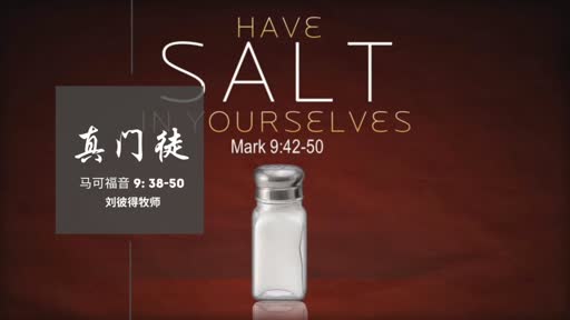 Mark 9.38-50 真门徒