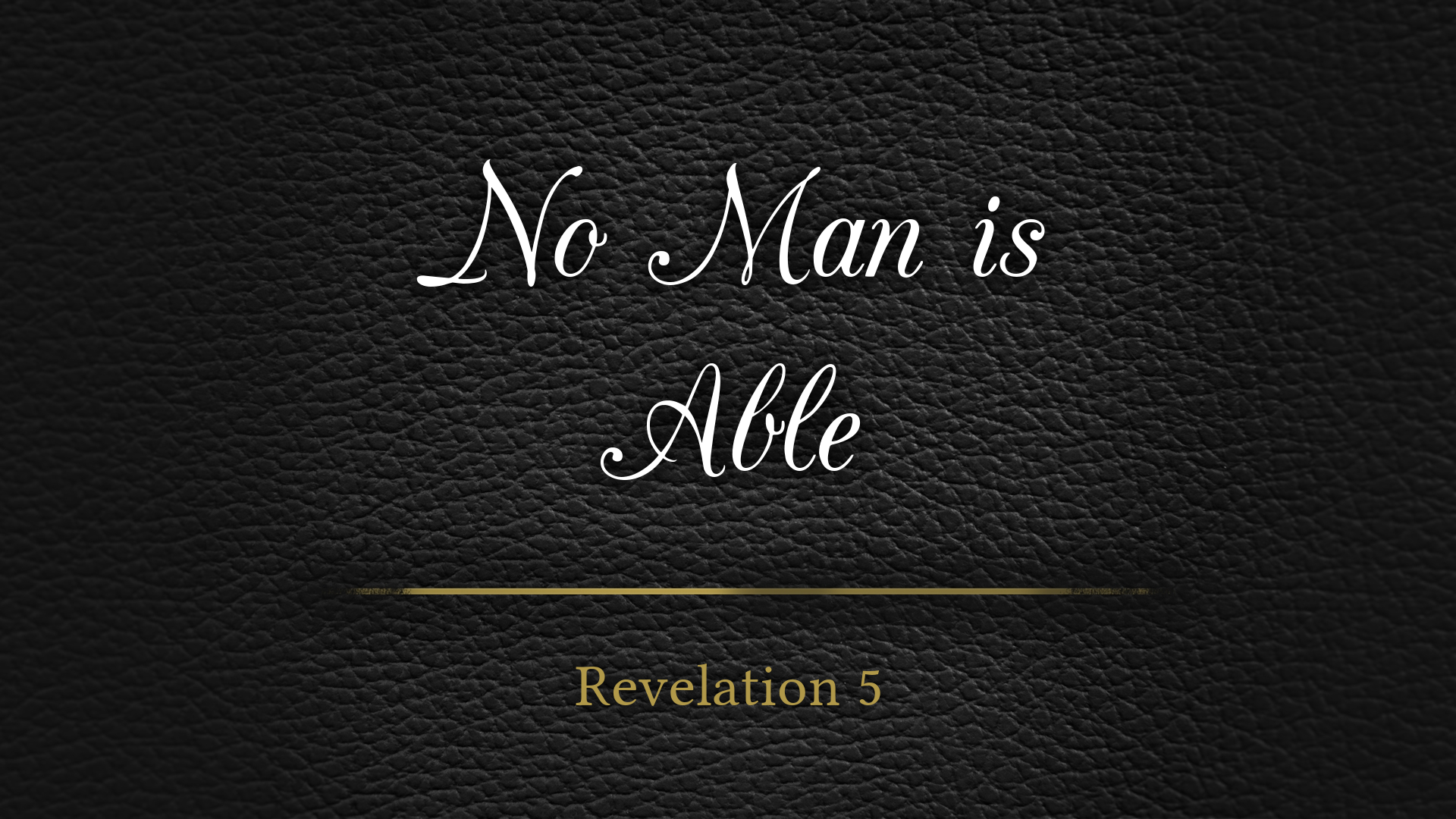 no-man-is-able-faithlife-sermons