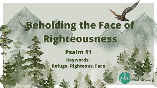 Beholding the Face of Righteousness