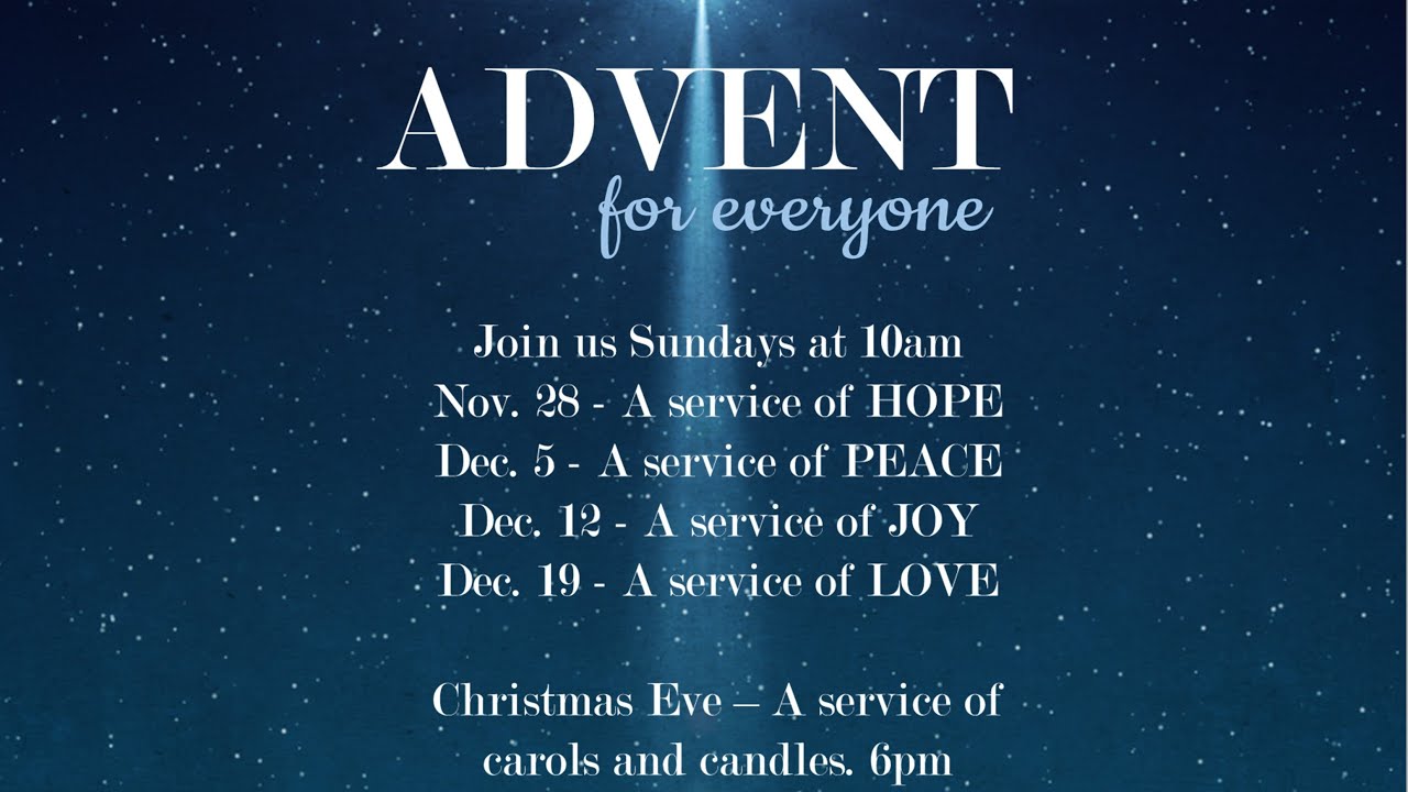 Second Sunday of Advent A service of Peace Logos Sermons