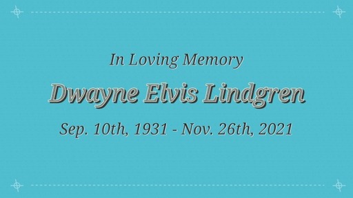 Dwayne Elvis Lindgren Funeral