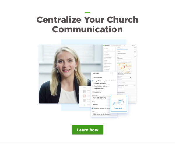 Centralize Your Church Communication