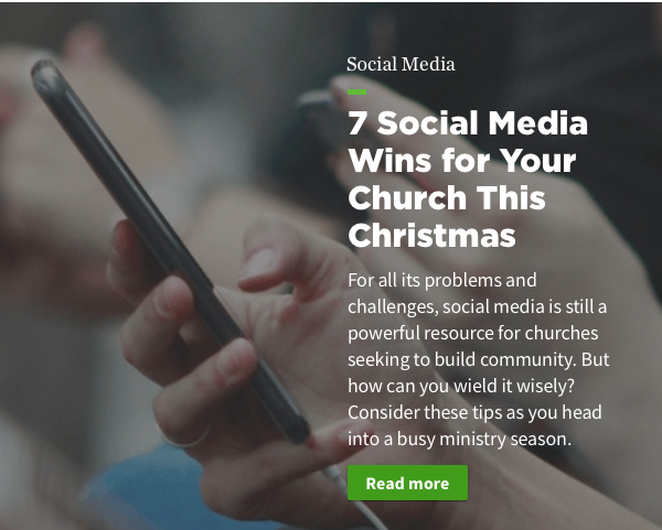7 Social Media Wins for Your Church This Christmas