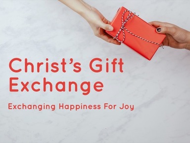 Exchanging Happiness For Joy