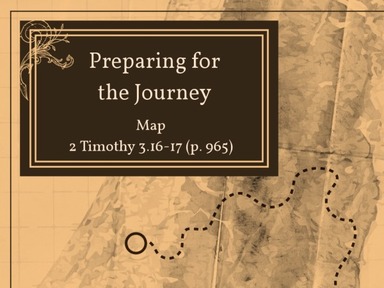 Preparing for the Journey: Map