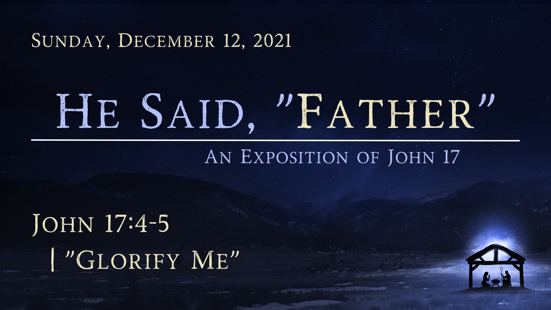 John 17:4-5 |