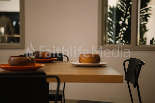 Dining Table Set for a Meal