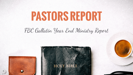 Pastor's Report
