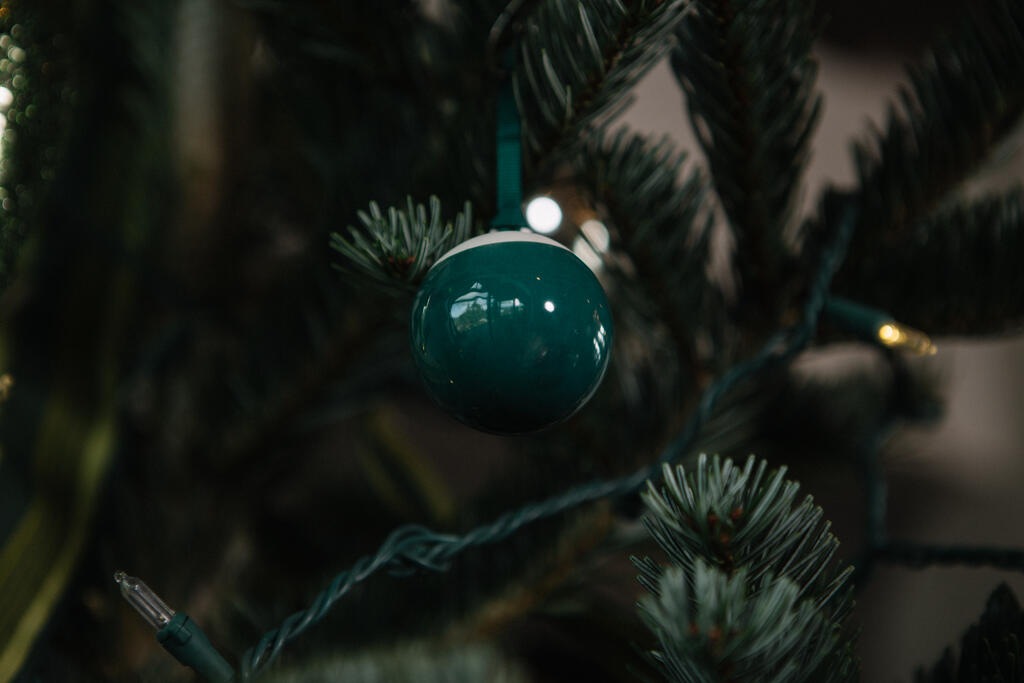An Ornament Hanging on the Christmas Tree large preview
