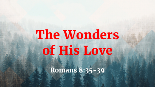 The Wonders of His Love