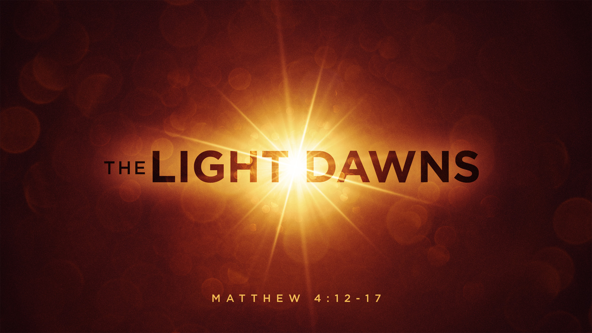 The Light Dawns - Logos Sermons