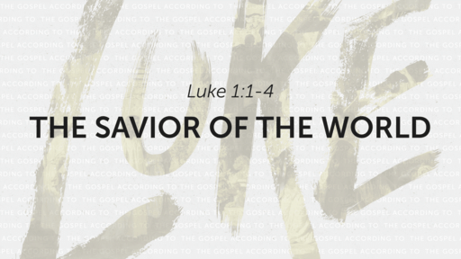 The Savior of the World