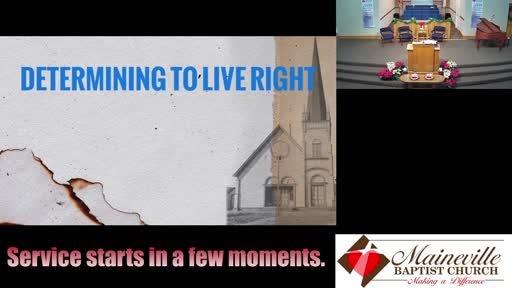 Determining to Live Right