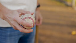 Man Holding a Baseball  image 1