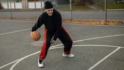 Man Playing Basketball  image 8