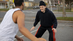 Men Playing Basketball  image 3