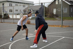 Men Playing Basketball  image 5