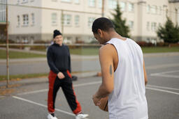 Men Playing Basketball  image 2