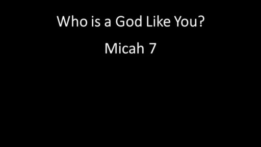 Who is a God Like You