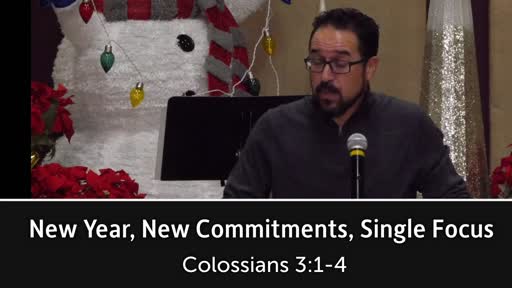 January 2, 2022 New Year, New Commitments, Single Focus