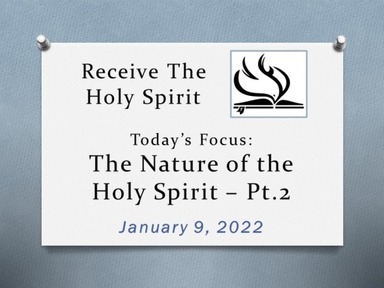 The Nature Of the Holy Spirit 2