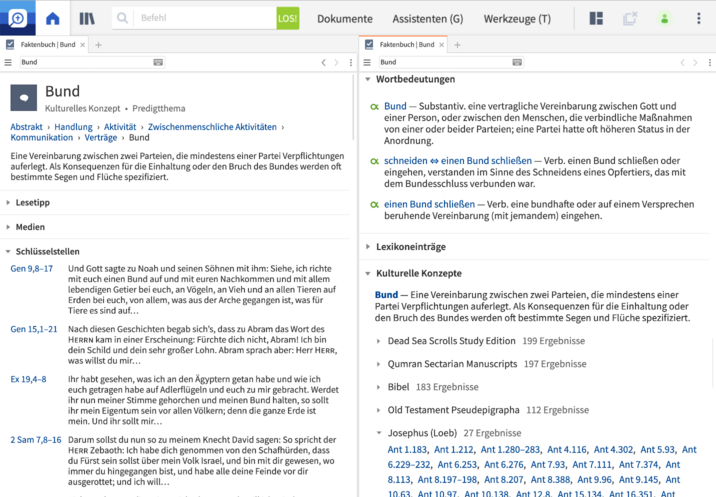 Digitale Exegese mit Logos
