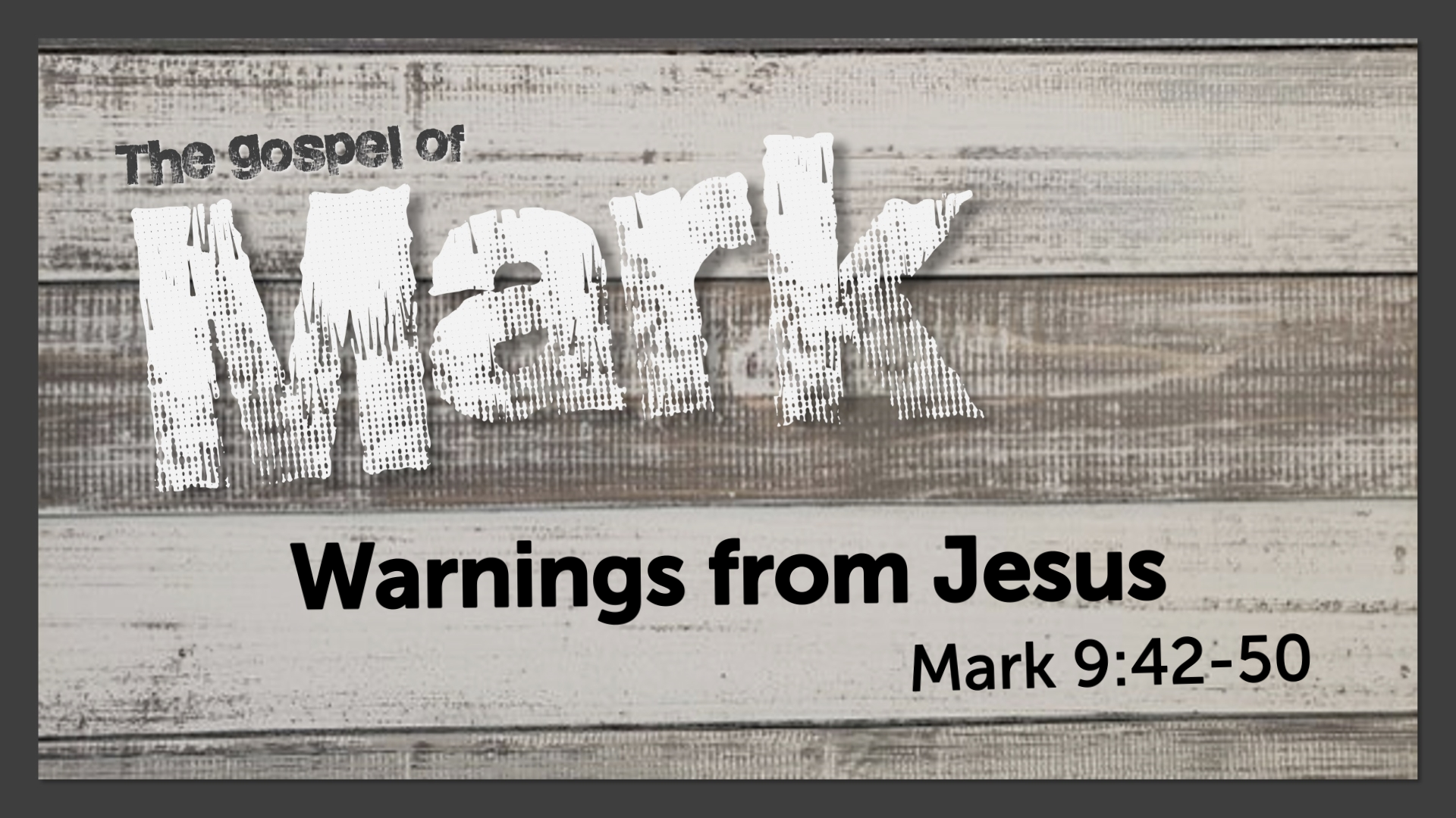 January 9 2022mark Warnings From Jesus Faithlife Sermons