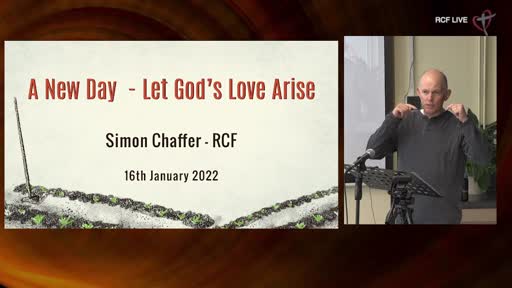 RCF 160122 Insight Service - Simon Chaffer - Let God's love arise RCF 160122 Insight Service - Simon Chaffer - Let God's love arise