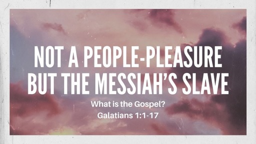 Not a People-Pleaser But The Messiah's Slave