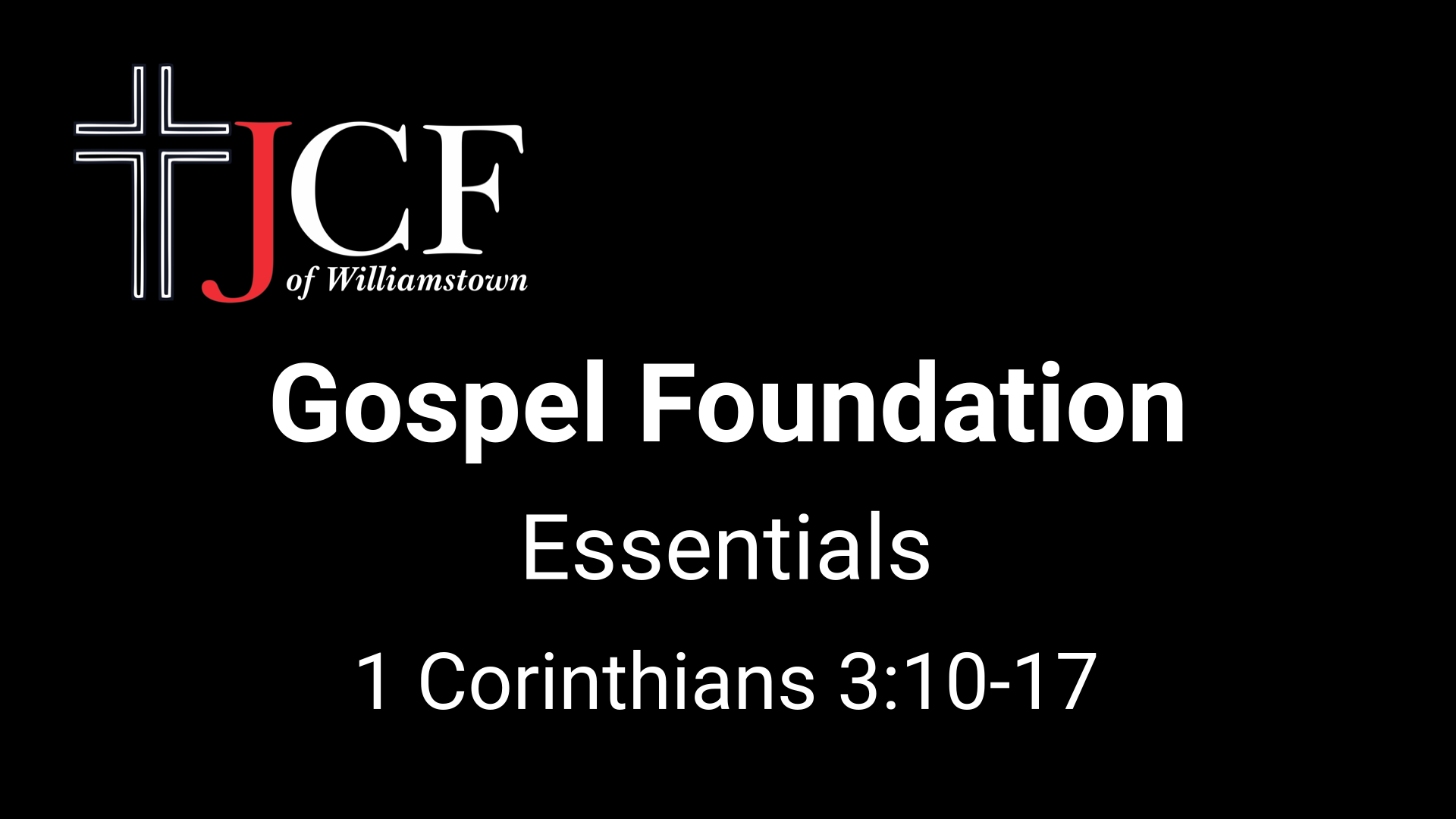 Gospel Foundation Logos Sermons
