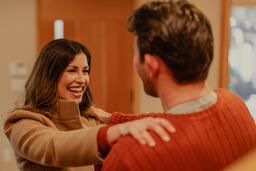 Friends Greeting Each Other  image 4