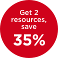 Get 2 resources, get 35% off