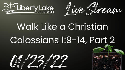 01/23/16 | Walk Like a Christian