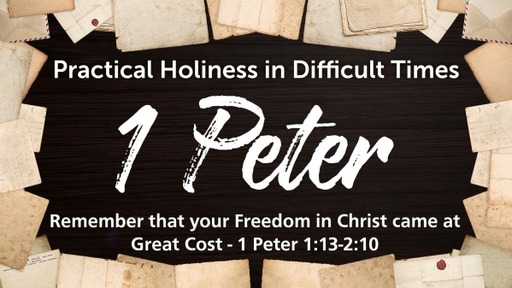 Remember that your Freedom is in Christ at Great Cost