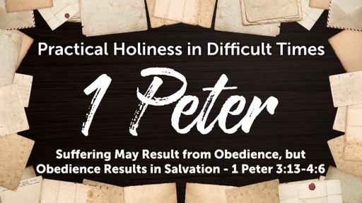 Suffering May Result from Obedience, But Obedience Results in Salvation