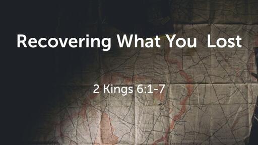 Recovering What You Lost