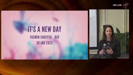 RCF 300122 - Celebration Service - Yasmin Chaffer - It's a new day RCF 300122 - Celebration Service - Yasmin Chaffer - It's a new day